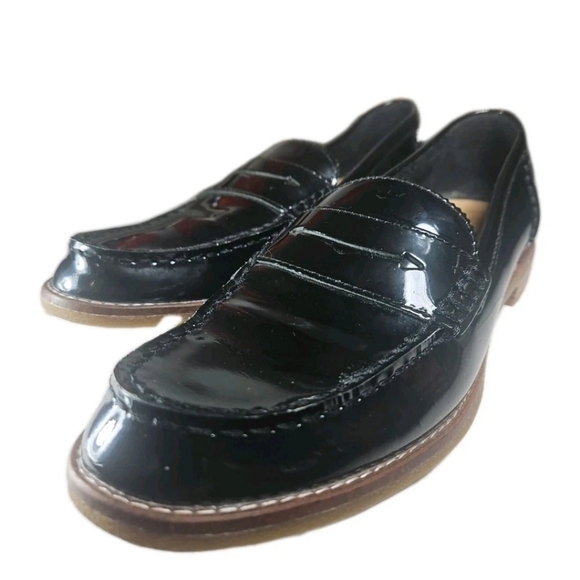 Sperry 7.5M Women Blk Patent Leather Chunky Winsor Penny Loafer Y2K Barbie[6D main image 7